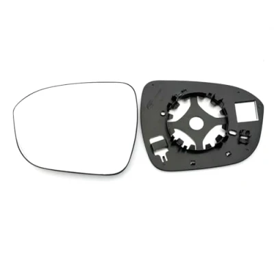 Image of Clip on Heated Base Convex Wing Mirror Glass fits Nissan Qashqai 2022 ONWARD Left Passenger Side