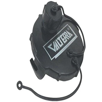 Image of Valterra T1020 1 Waste Valve 3&quot; with Capped 3/4&quot; GHT, Black, Bulk, 3 Inch