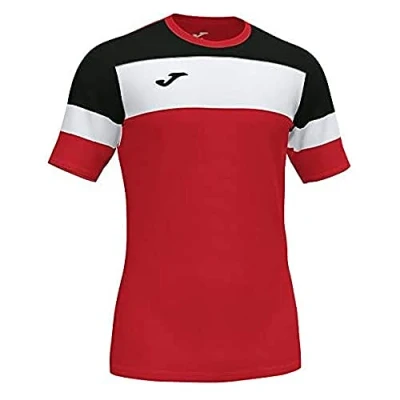 Image of Joma Men&#039;s Crew Iv Tees Equip M C, Red black, XXL 3XL UK