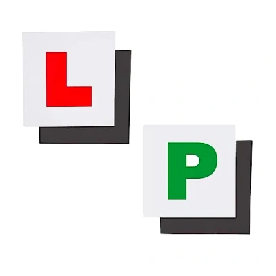 Image of Grendle 4 pack Driver Learner and Pass Plate Magnetic Easy To Use 2x L &amp; P plates