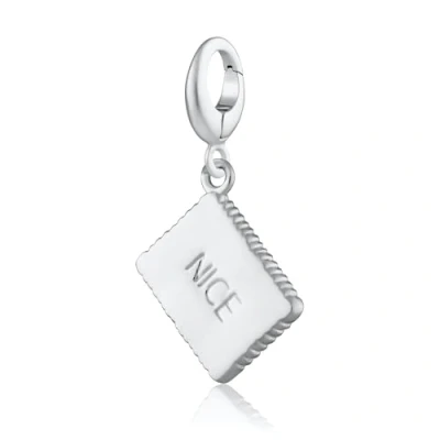 Image of Lily Charmed Sterling Silver NICE Biscuit Charm