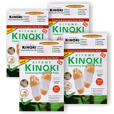 Image of Original Kinoki Detox Foot Pads Vital Plaster for Feet Economy Pack of 5 = 50