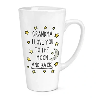 Image of Grandma I Love You to The Moon and Back 17oz Large Latte Mug Cup