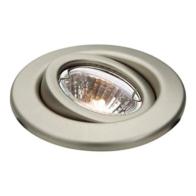 Image of KnightsBridge 50W max. L/V Gimbal Downlight Brushed Chrome