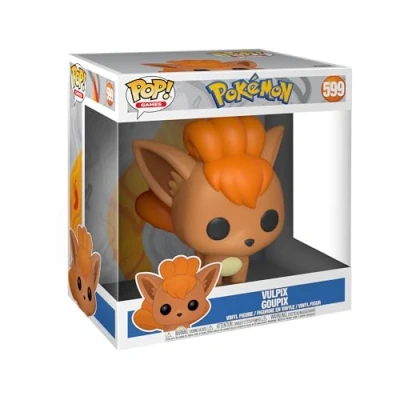 Image of Funko POP! Jumbo: Pokemon Vulpix Collectable Vinyl Figure Gift Idea Official Merchandise Toys for Kids &amp; Adults Video Games Fans Model Collectors and Display