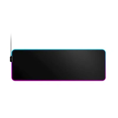 Image of SteelSeries QcK Gaming Surface XL RGB Prism Cloth Mouse Pad of All Time Sized to Cover Desks/CA: Optimized For Sensors