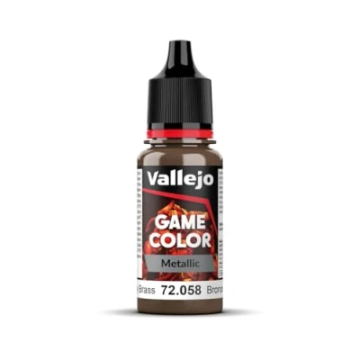 Image of Vallejo Game Color 17 ml Acrylic Paint Brassy Brass