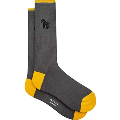 Image of Paul Smith PS Zebra Grey Yellow. One Size