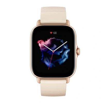 Image of Amazfit GTS 3 42mm Smart Watch sports with 150+ modes, GPS, 5 ATM Waterproof, Alexa Built in, Fitness Heart Rate, SpO2, Sleep, Stress, Female Cycle Monitoring, Gold