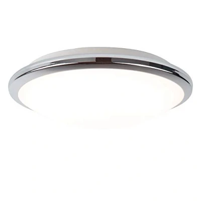 Image of LED Bathroom Ceiling Flush Light Chrome IP44