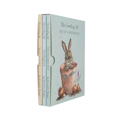 Image of Wrendale Designs The Country Set of 3 Notebooks
