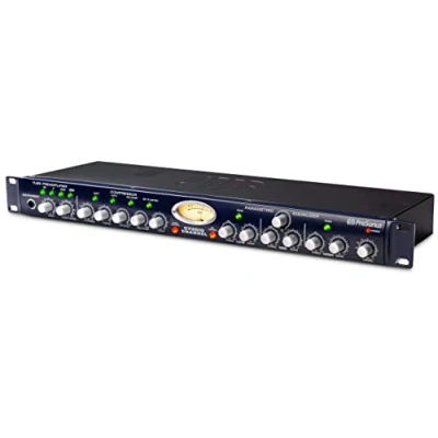 Image of PreSonus Studio Channel, 1 Channel Vacuum Tube Strip and DI with valve preamp, compressor EQ for microphones instruments