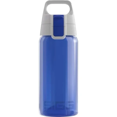 Image of SIGG Kids Water Bottle Viva One Blue Suitable For Carbonated Beverages Leakproof Dishwasher Safe BPA Free Sports &amp; Bike 0.5L