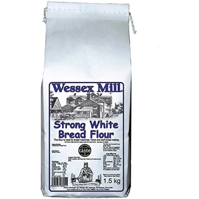 Image of Wessex Mill 1.5kg Strong White Bread Flour x 2 Packs