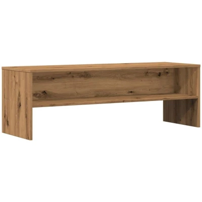 Image of vidaXL TV Cabinet Stand Media Unit Artisian Oak 120x40x40 cm Engineered Wood Modern Versatile Console for Living Room/Bedroom Ample Storage Space