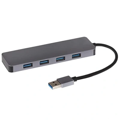 Image of Nikkai USB A Hub Adapter, 4 in 1 with 4x 3.0 Super Speed Ports for MacBook Air, Pro, Dell XPS, Lenovo ThinkPad and More