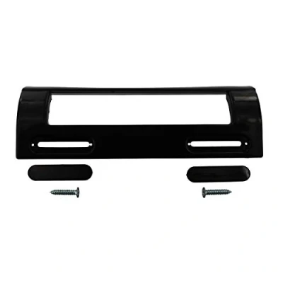 Image of Paxanpax PRF015 Universal Rectangular Black Plastic Fridge Freezer Grab Handle