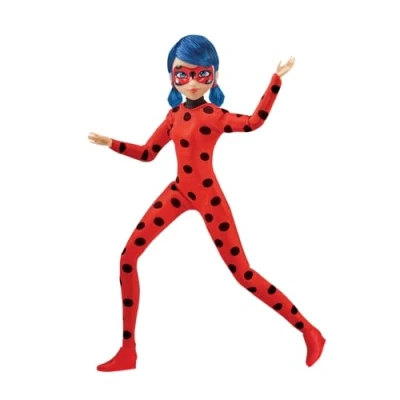 Image of Miraculous Ladybug And Cat Noir Toys Fashion Doll Articulated 26cm With Accessories Kwami Marinette Superhero Figurine Bandai Dolls Range