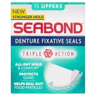 Image of Seabond Denture Fixative Seals, 15 pieces