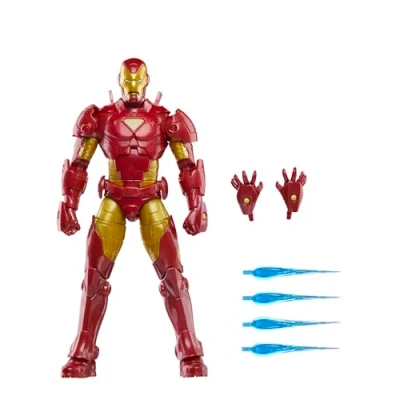 Image of Marvel Legends Series Iron Man (Model 20) Comics Action Figure, Red and Gold