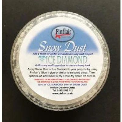 Image of Pinflair Snow Dust &amp; Ice Diamond