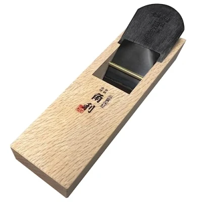 Image of KAKURI Large Hand Plane 60mm for Woodworking, KANNA Japanese Block Manual Planer Tool Smoothing, 10.1 x 2.9 2.7 inches, White Oak Body, Made in JAPAN