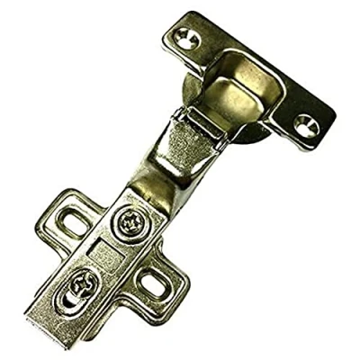 Image of Merriway BH06225 (10 Pcs) Clip On Kitchen Cabinet Wardrobe Hinges, Cruciform Plate Zinc Plated, Inset 35mm 95 Degree Pack of 10 Pieces
