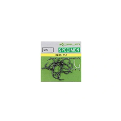 Image of Korum Xpert Barbless Hooks Power Specimen or Specialist: Size 6