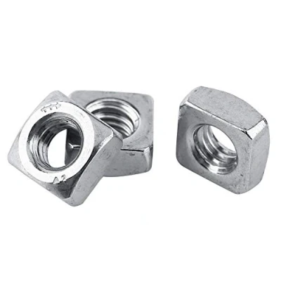 Image of M3 M8 DIN557 SS304 Squares Nut Fastener Stainless Steel Metric Thread Set(M3 100Pcs)