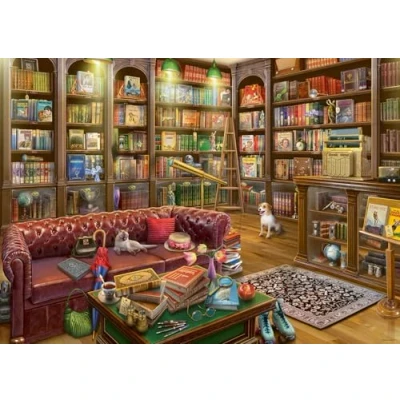 Image of Ravensburger The Reading Room 1000 Piece Jigsaw Puzzles for Adults and Kids Age 12 Years Up
