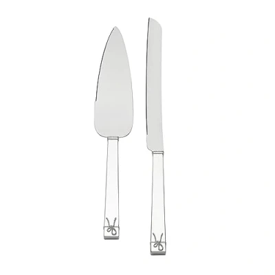 Image of Vera Wang Love Knots Cake Knife and Server