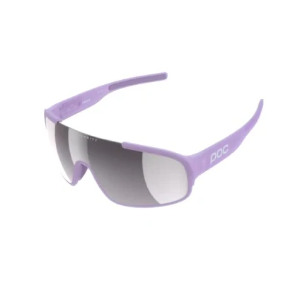 Image of POC Crave sunglasses Feature a lightweight, flexible and durable grilamid frame grippy rubber nose making the suitable for sport activities, Purple Quartz Translucent, One Size