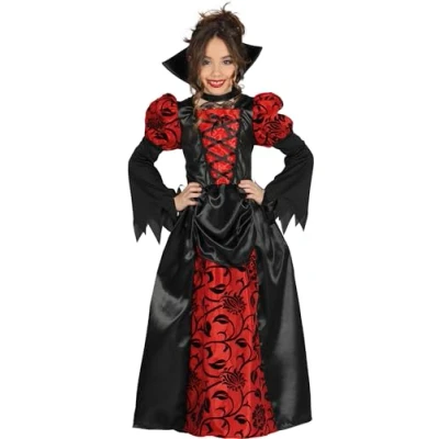 Image of FIESTAS GUIRCA Vampiress Selene costume for a girl