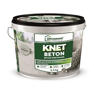 Image of Ultrament Kneading Concrete, 2.5 Kg Grey, 14.5 x 20 cm