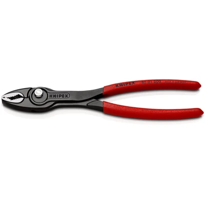Image of Knipex Pipe Wrench S Type with fast adjustment red powder coated 420 mm 83 60 015