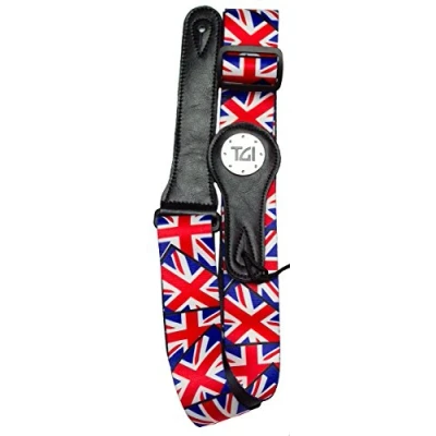 Image of TGI Guitar Strap GRAPHIC Series. Union Jack