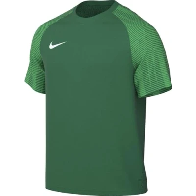Image of NIKE DH8031 302 M NK DF Academy JSY SS T Shirt Men&#039;s Pine Green/Hyper Verde/White Size S