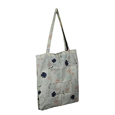 Image of RADLEY London Womens Ladies Girls Foldaway Shopper Shopping Tote Bag Painterly Floral in Chalk Cream
