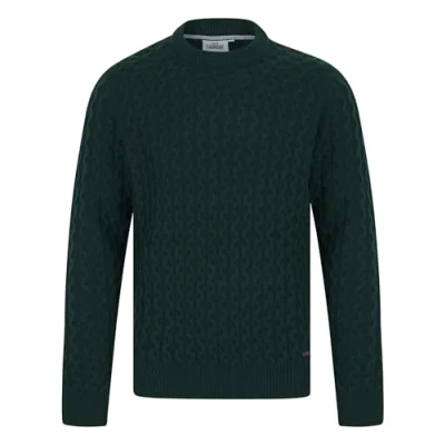 Image of Tokyo Laundry Men&#039;s Nonso Wool Blend Chunky Cable Knit Crew Neck Jumper