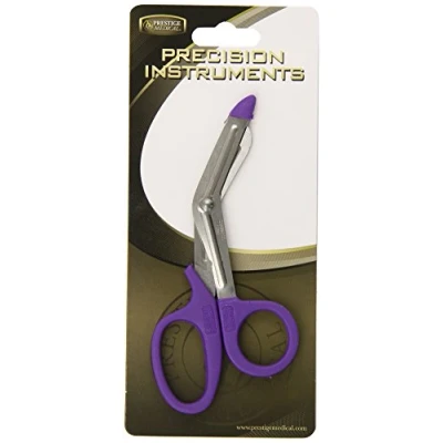 Image of Prestige 5.5 inch Nurses Utility Scissors with Handles Purple