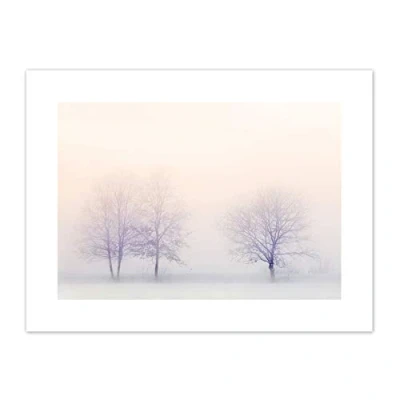 Image of Trees In Winter Landscape Snow Canvas Wall Art Print