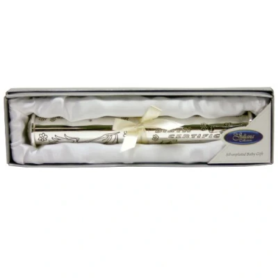 Image of Silverplated Birth Certificate Holder