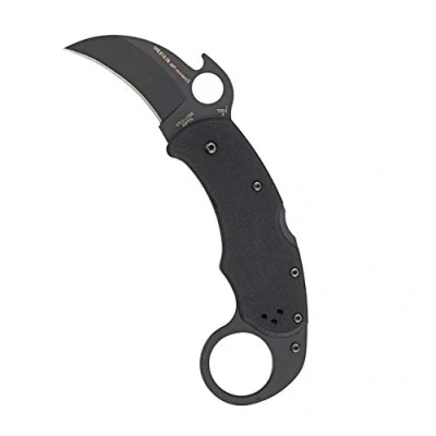 Image of Spyderco 2160199 C170GBBKP Kara hawk G 10 Folder Blade Knife, Black, 2.35&quot;
