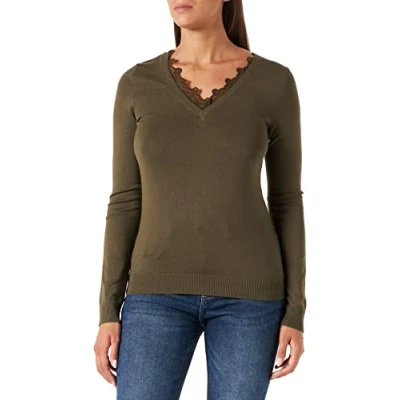 Image of Naf Women&#039;s Mazarin Pullover Sweater, Musette Green, XS