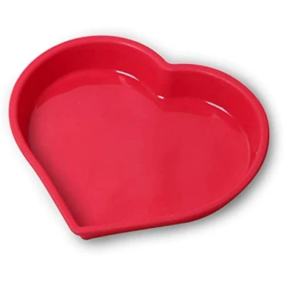 Image of Golddunes 1 Heart Shape Silicone Mould Baking Cake ice, Yoghurt, Candy, Sweet, Jelly, Wax, Chocolate (Large Heart)