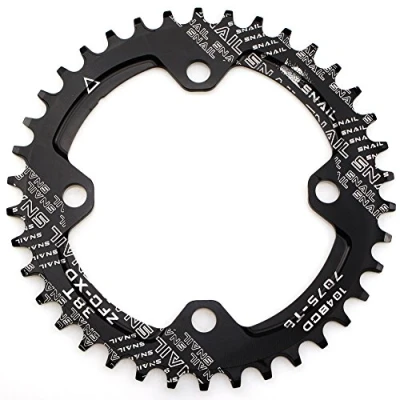 Image of CYSKY 38T Narrow Wide Chainring 104 BCD Bike Single with 9 10 11 Speed for Road Mountain BMX MTB (38T)