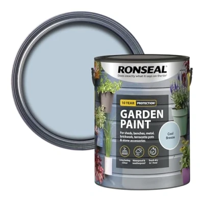Image of Ronseal Garden Paint Cool Breeze 5L