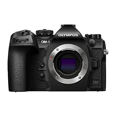 Image of OM System 1 Micro Four Thirds Camera, 20 MP BSI Stacked Sensor, 5 Axis Image Stabilisation, Black
