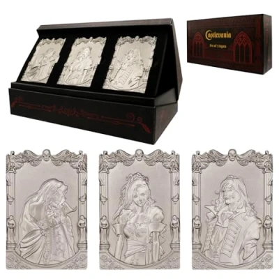 Image of FaNaTtik Castlevania Limited Edition Set of Three Collectible Metal Ingots