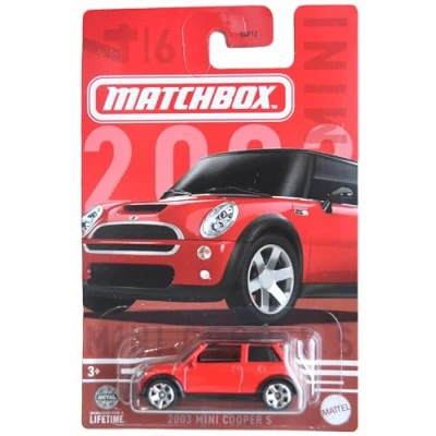 Image of Matchbox 2003 Mini Cooper S, red 4/6
